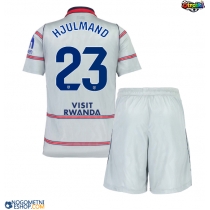 Otroški Nogometni dresi Atletico Madrid Morten Hjulmand #23 Tretji 2026-27 Kratek Rokav (+ Kratke hlače)